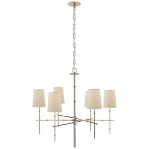 Grenol Medium Modern Bamboo Polished Nickel