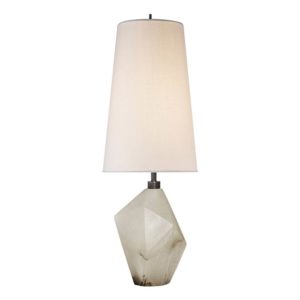 HALCYON ACCENT TABLE LAMP - QUARTZ WITH LINEN SHADE