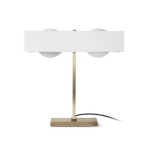KERNEL TABLE LAMP - OLD ENGLISH WHITE & BRASS