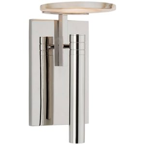Melange Floating Disc Sconce Polished Nickel