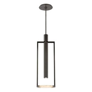 Melange Medium Floating Disc Pendant - Bronze