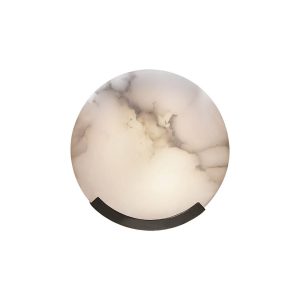 MELANGE SCONCE - BRONZE WITH ALABASTER
