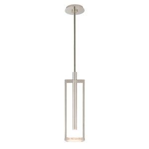 Melange Small Floating Disc Pendant - Nickel