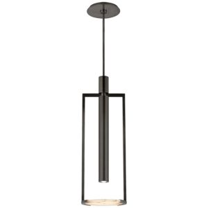 Melange Medium Floating Disc Pendant Bronze
