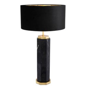 NEWMAN TABLE LAMP - BLACK MARBLE
