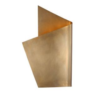 Piel Left Wrapped Sconce - Brass