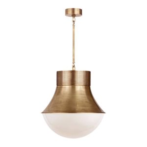 PRECISION LARGE PENDANT - ANTIQUE BURNISHED BRASS