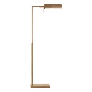 Precision Pharmacy Floor Lamp - Antique Brass