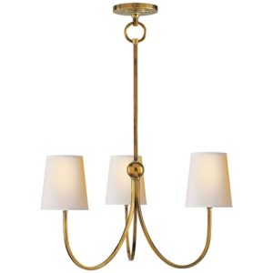 Reed Small Chandelier Brass