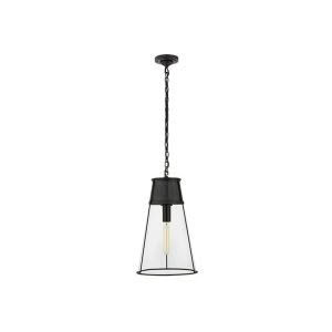 Robinson Large Pendant Bronze with Clear Glass
