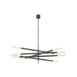 Rousseau Grande 10 Light Chandelier Bronze