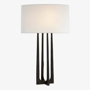 SCALA HAND-FORGED TABLE LAMP - AGED IRON