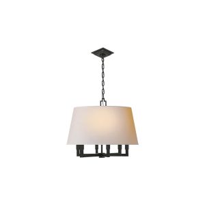 Square Tube Hanging Shade Bronze