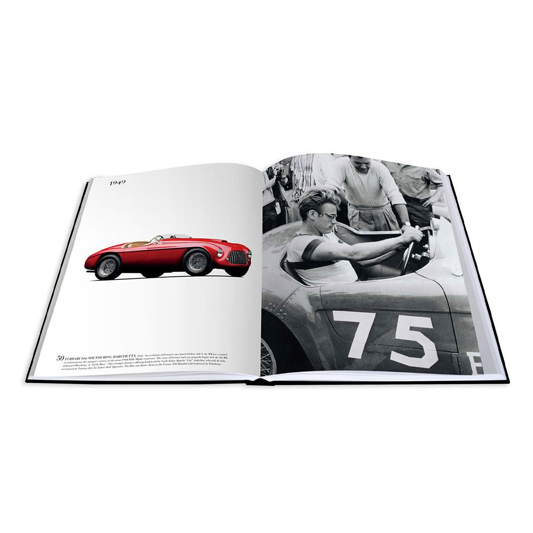 The-Impossible-Collection-Of-Cars_1 Open book showcasing vintage car racing photo