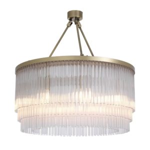 HECTOR CHANDELIER - SMALL - LIGHT BRASS FINISH