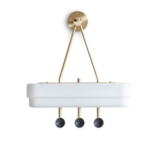 Spate wall light green marble