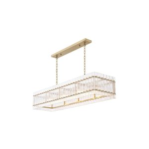 Ruby Chandelier - rectangular