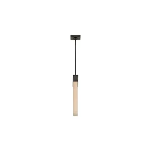 Minimalist vertical hanging pendant light