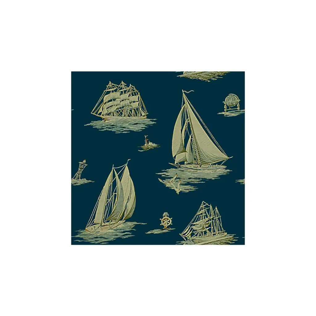 Vintage maritime scenes with various sailing ships