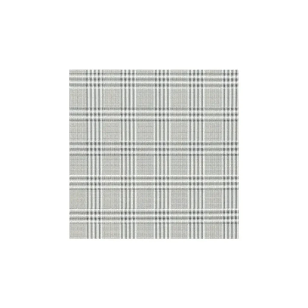 Gray plaid pattern fabric texture close-up