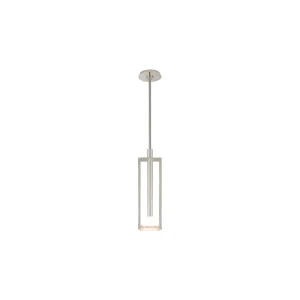 Minimalist modern vertical pendant light fixture