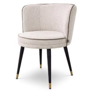 GRENADA DINING CHAIR - SAVONA GREY VELVET