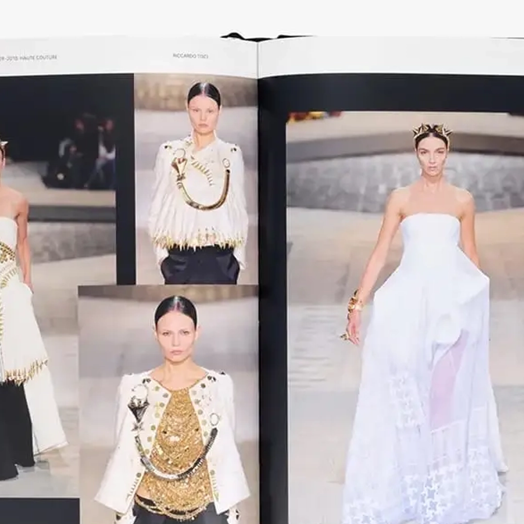 Givenchy-Catwalk_Catwalk_2 Fashion magazine spread featuring haute couture outfits