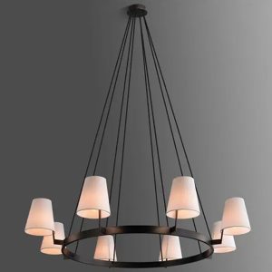 CORNICHE ROUND CHANDELIER - Christchurch - clearance