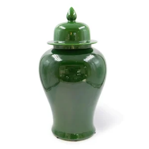 TZ - GINGER JAR - GREEN - 56cm H