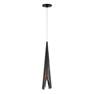 Piel Delicate Wrapped Pendant - Bronze