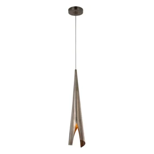 Piel Delicate Wrapped Pendant - PEWTER