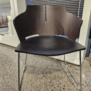 Prima Chair - Fixed Base - Wenge - Clearance