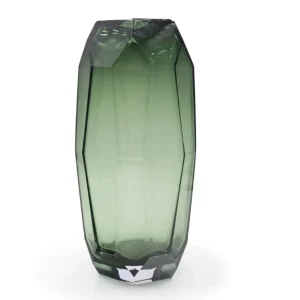 RADIANT VASE POLISHED - TALL - col. EMERALD