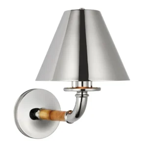 Dalfern Medium Single Sconce - Nickel