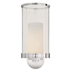 Modern Hurricane Sconce - Nickel