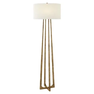 Scala Hand-Forged Floor Lamp / Gilded Iron