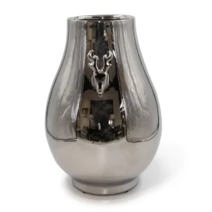 TZ - STAG HEAD VASE - SILVER
