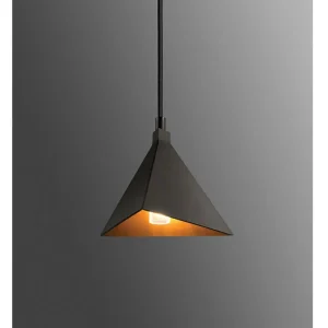 VICHY PENDANT - BLACK BRONZE with LITE ANTIQUE BRONZE INTERIOR
