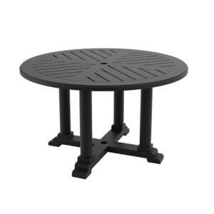 BELL RIVE DINING TABLE SMALL - MATTE BLACK - OUTDOOR