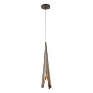 Piel Small Wrapped Pendant - PEWTER