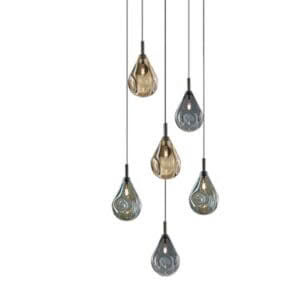 soap mini | chandelier / 6 pcs – Blue / Silver / Gold