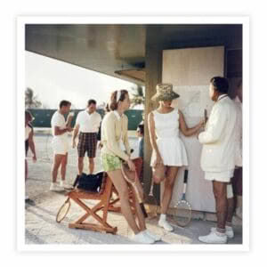 Slim Aarons Tennis in the Bahamas - print