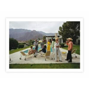 Slim Aarons Desert House Party – print