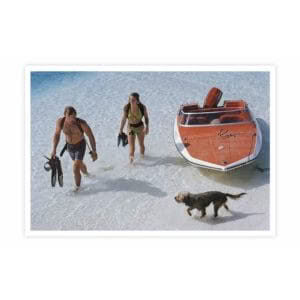 Slim Aarons Snorkelling Holiday – print