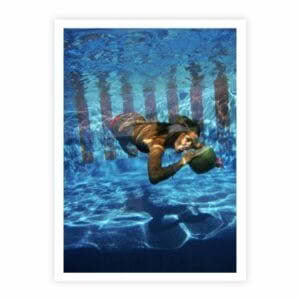 Slim Aarons Underwater Drink – print