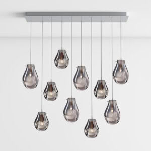 Modern pendant lights hanging from ceiling