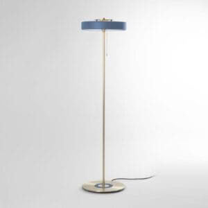 Revolve Stem - Floor Lamp / Blue