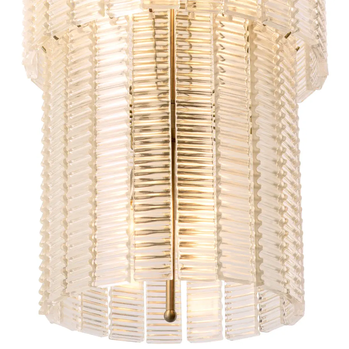 Chandelier Imperial_1 Elegant modern tiered glass chandelier