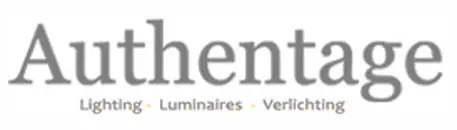 Authentage brand logo with lighting descriptors