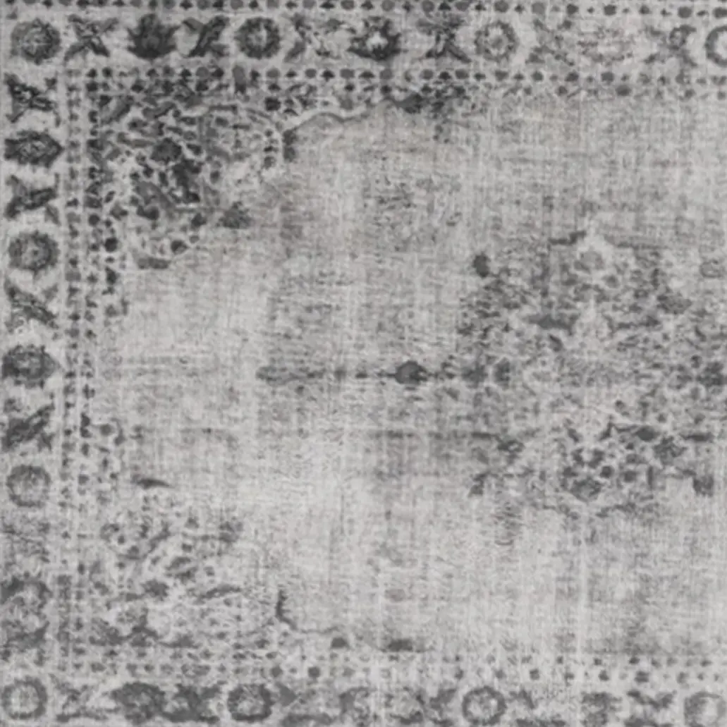 vintage_sq Detailed vintage gray floral rug texture.